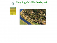 campingplatz-wacholderpark.de Webseite Vorschau