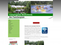 campingplatz-wuellenheide.de Webseite Vorschau