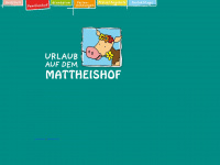 mattheishof.de Webseite Vorschau