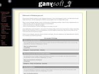 gany-soft.de Webseite Vorschau