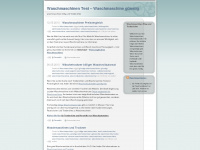 waschmaschinentest.wordpress.com Webseite Vorschau
