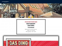 dasding-restaurant.de Webseite Vorschau