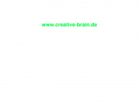 creative-brain.de Webseite Vorschau
