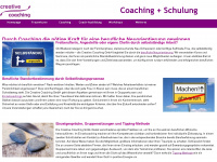 creative-coaching.biz Webseite Vorschau