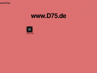d75.de Webseite Vorschau