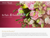 creative-floristik.com Webseite Vorschau
