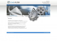 cms-filter.de Webseite Vorschau