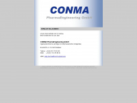 conma-pharma.de Webseite Vorschau