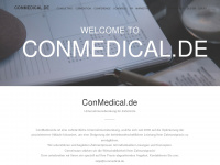 conmedical.de Webseite Vorschau