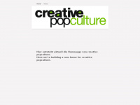 creativepopculture.de Webseite Vorschau
