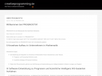 creativeprogramming.de Webseite Vorschau