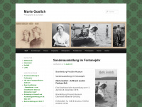 marie-goslich.de Webseite Vorschau