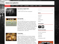 rockincaputh.de Webseite Vorschau