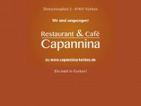 capannina-moers.de Webseite Vorschau