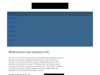 gesetze-xxl.de Webseite Vorschau