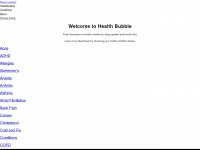 healthbubble.com Webseite Vorschau