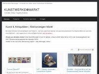 kunstwerke-markt.de Webseite Vorschau