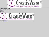 creativeware.de Webseite Vorschau
