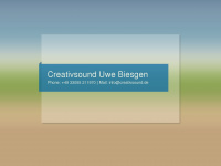 creativsound.de Webseite Vorschau