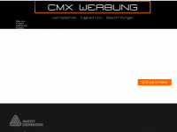 cmx-werbung.de Webseite Vorschau