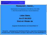 deki-sonne.de Webseite Vorschau