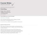 conniewebs.de Webseite Vorschau