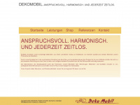 deko-mobil.de Webseite Vorschau