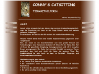 connys-catsitting.de Webseite Vorschau