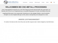 cnc-metall-verarbeitung.com Webseite Vorschau
