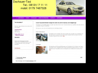 dachauer-taxi.de Webseite Vorschau