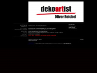 dekoartist.de Webseite Vorschau
