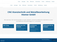 cnc-stanztechnik.de Webseite Vorschau
