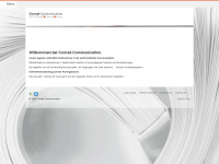 conrad-communication.de Webseite Vorschau