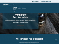 wengersky.de Webseite Vorschau
