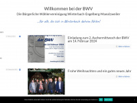 winterbach-bwv.de Webseite Vorschau