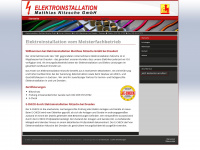 elektroinstallation-nitzsche.de Webseite Vorschau