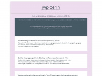 iwp-berlin.com Webseite Vorschau