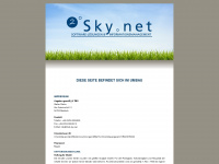 2nd-sky.net Webseite Vorschau