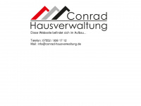 conrad-hausverwaltung.de Webseite Vorschau