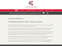 conrad-klammes.de Webseite Vorschau