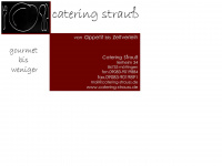catering-strauss.de Webseite Vorschau