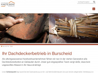 dachdecker-kantelberg.de Webseite Vorschau