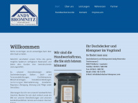 dachdecker-klempner.com Webseite Vorschau