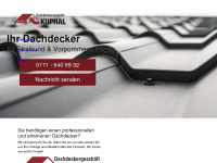 dachdecker-kuphal.de Webseite Vorschau