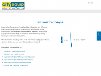 cityequip.com Webseite Vorschau