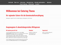 cateringservice-thoma.de Webseite Vorschau