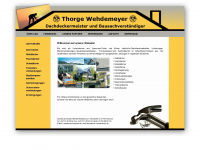 dachdecker-wehdemeyer.de Webseite Vorschau