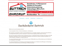 dachdeckerei-buttrich.de Webseite Vorschau