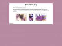 dekorieren.org Webseite Vorschau
