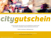 citygutschein24.de Webseite Vorschau